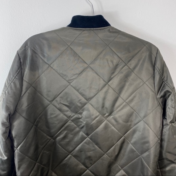 ZARA Khaki Oversized Bomber Jacket - Picture 11 of 13